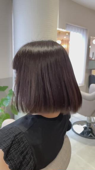 ミディアム 髪質改善お任せ ください♪ひとみのヘアスタイル