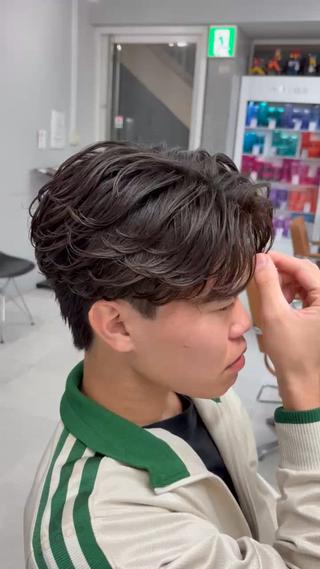 ショート パーマ 海外風パーマ カラー特化園田　楓莉のヘアスタイル