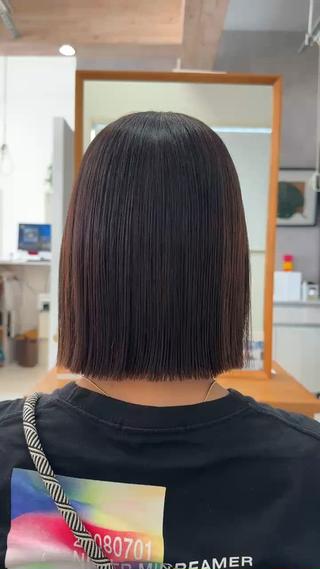 タッセルボブこのパッツっと感可愛すぎます!