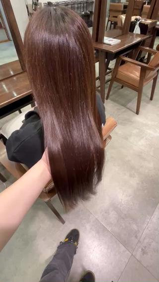 トリートメントでツヤツヤサラサラに仕上げます。 