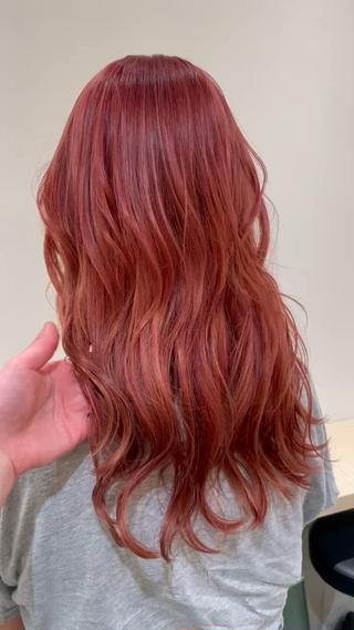 セミロング カラー たなか こころ🎀のヘアスタイル