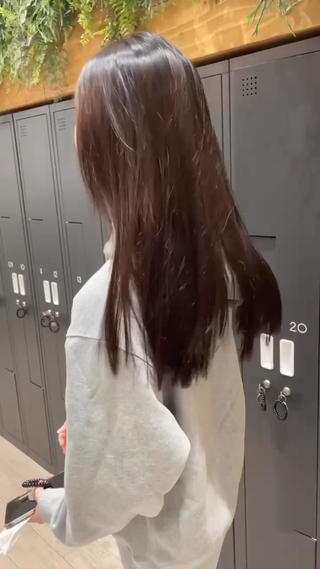 ロング いわどう はるかのヘアスタイル