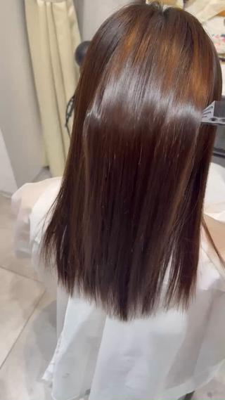 トリーメント️ ̖́-
乾かしただけでこの艶感