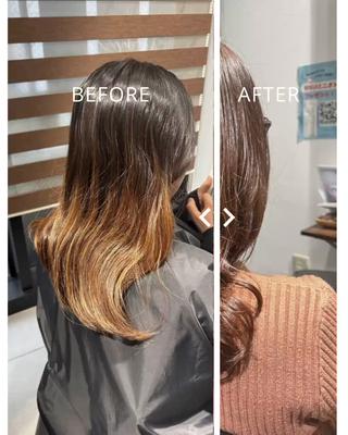 セミロング カラー パーマ 梅澤 麻衣のヘアスタイル