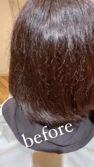 ミディアム 髪の再生請負人 矢野雄三のヘアスタイル