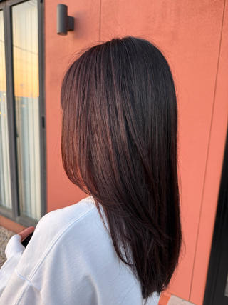 ロング カラー 廣瀬 愛のヘアスタイル