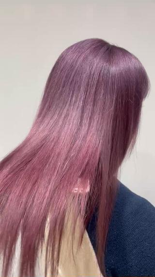 ロング カラー  ︎︎ 寧音のヘアスタイル