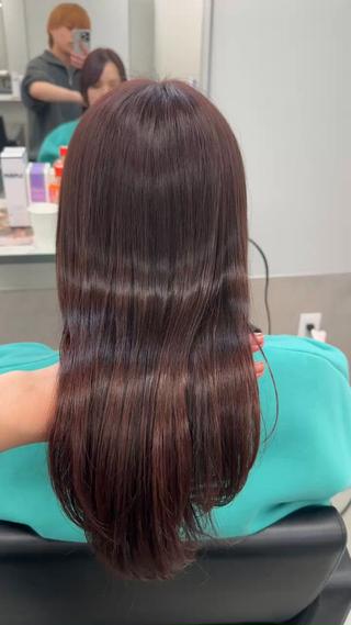 セミロング カラー 福岡美容師 SOUTAのヘアスタイル