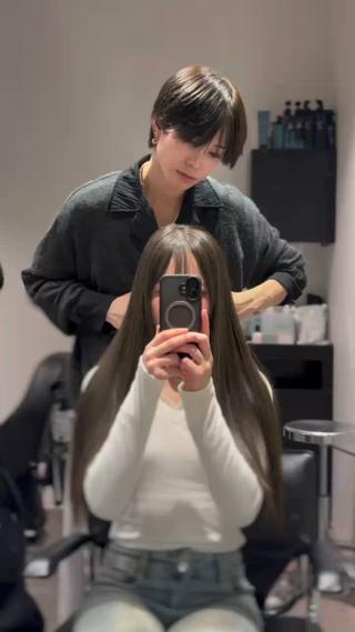 【Olive Greige+髪質改善】
10トーン以下の方はブリーチ無しダブルカラー必須です!