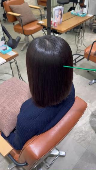 ミディアム 縮毛矯正特化/美髪/ 髪質改善/銀座/あおのヘアスタイル