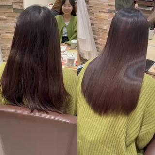 ロング パーマ 艶髪/巻ける縮毛矯正 /髪質改善naoのヘアスタイル