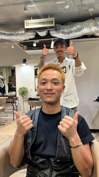 メンズカットも得意です!
吉祥寺でお待ちしてます!