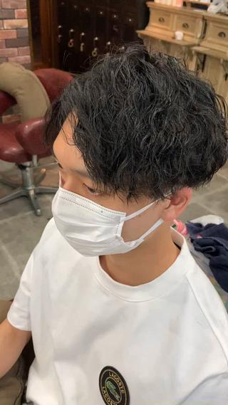 ショート パーマ メンズ メンズ支持率No.1 店長 石川和馬のヘアスタイル
