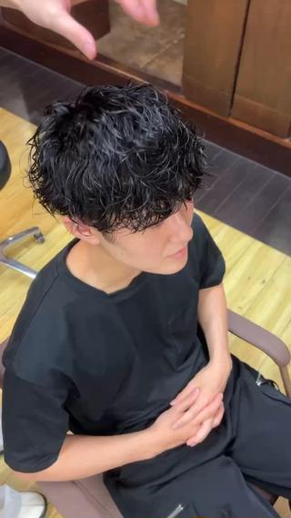 ショート メンズ 山本 雅也のヘアスタイル