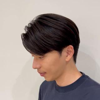 メンズ 銀座/メンズ特化/ ハイトーン/KANのヘアスタイル