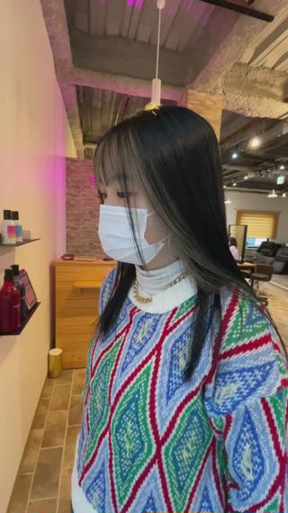 ロング カラー YUI/ ブリーチカラー🌷のヘアスタイル