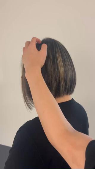 ボブでしっかりコントラストつけて可愛くできます