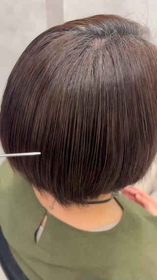 ショート 透明カラー✨️ みた  ももかのヘアスタイル