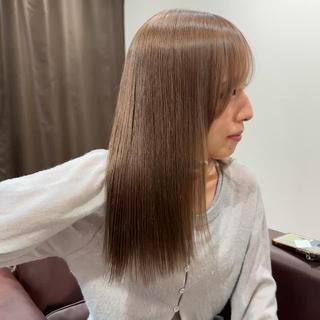 カラー iga/渋谷個室🍀 艶髪カラー✨のヘアスタイル