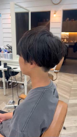 ショート 塚本/豊橋メンズ特化 パーマ、ヘッドスパのヘアスタイル