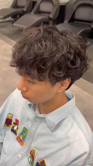 パーマ メンズ パーマ特化🔥 ワタベリョウマのヘアスタイル