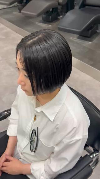 ミディアム パーマ、縮毛特化🔥 ワタベリョウマのヘアスタイル