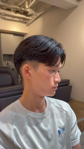 メンズ 大阪茶屋町 メンズカット関田拳のヘアスタイル