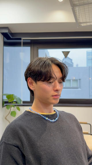 メンズ 大阪茶屋町 メンズカット関田拳のヘアスタイル