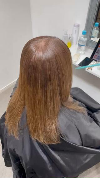 セミロング 町田で叶う本物の 髪質改善 鍋谷勇のヘアスタイル