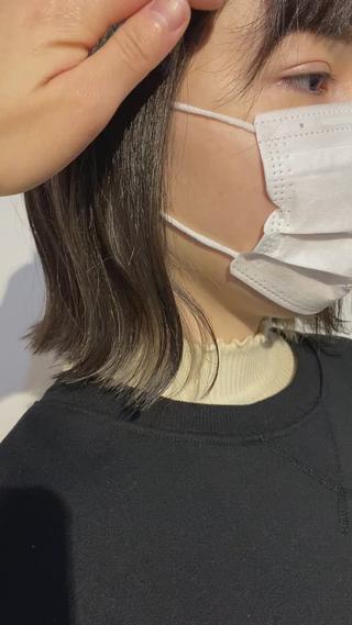 earring colorは入れる色味によって
雰囲気がガラッと変わるかも?!
silver beige大人気です!