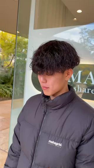 ショート パーマ メンズ メンズ特化美容師 yuuriのヘアスタイル