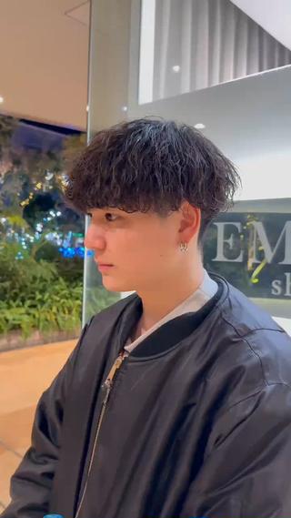 ショート パーマ メンズ メンズ特化美容師 yuuriのヘアスタイル