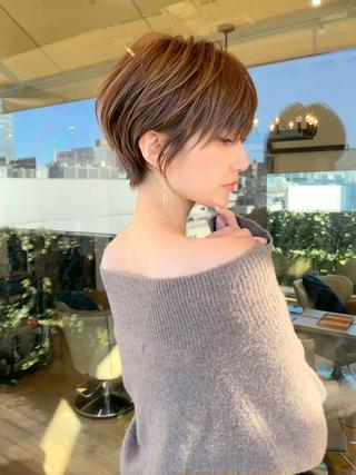 ショート 雨宮 美月のヘアスタイル