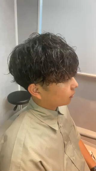 ショート パーマ メンズ 川崎メンズパーマ特化 根本涼太のヘアスタイル