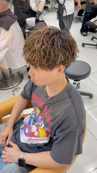 ショート メンズ 伊藤 隆星のヘアスタイル