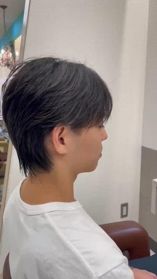 ショート メンズ 伊藤 隆星のヘアスタイル