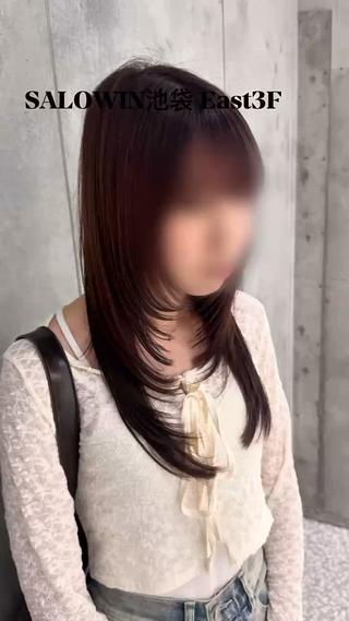 ロング カラー ヘアアレンジ レイヤー×美髪矯正 【小野寺涼】のヘアスタイル