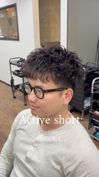 メンズ "漢"をあげる美容師 『REN』のヘアスタイル