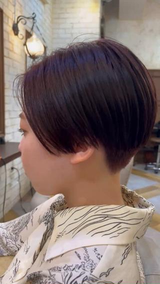 ショート カラー 鷺沼駅徒歩1分 キシタクのヘアスタイル