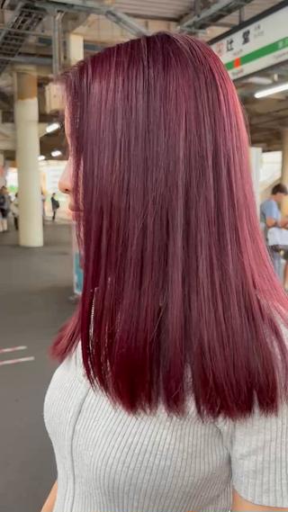 ロング mana 💟ダブルカラー💟のヘアスタイル