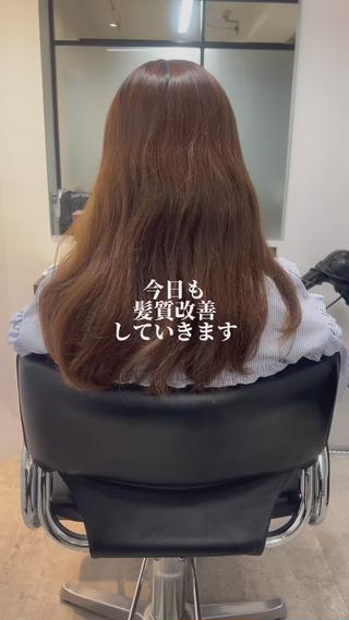 セミロング ブリーチ矯正🉑/ まさるのヘアスタイル