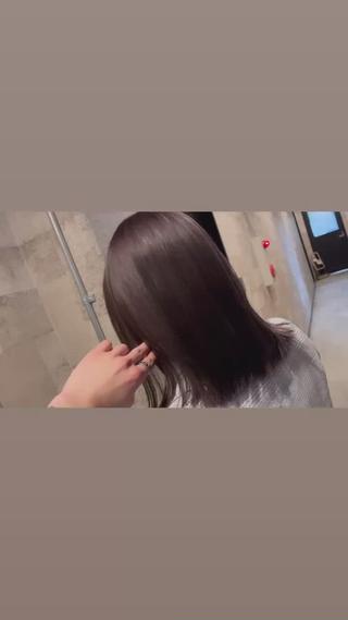 ミディアム カラー Sherry大国町 HIKARUのヘアスタイル