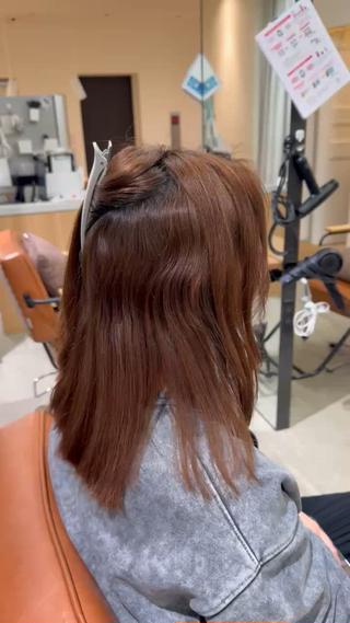 ミディアム fitするカット♡/ 多幸感/ふうか◠‿◠のヘアスタイル