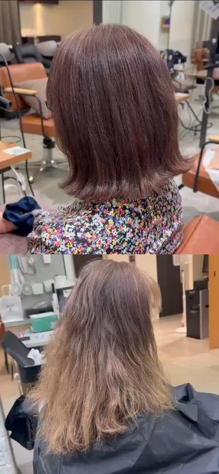 ショート カラー fitするカット♡/ 多幸感/ふうか◠‿◠のヘアスタイル