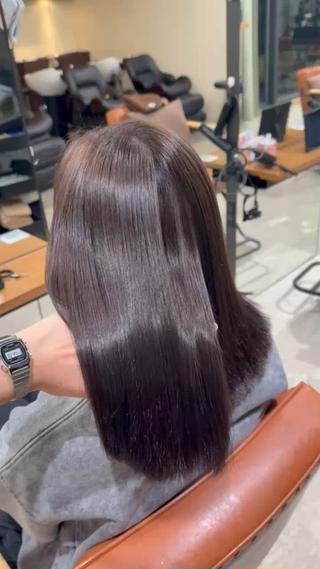 セミロング fitするカット♡/ 多幸感/ふうか◠‿◠のヘアスタイル