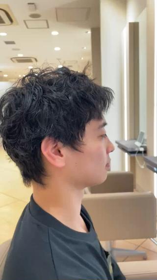 ショート パーマ メンズ メンズ韓国カット 幸大のヘアスタイル