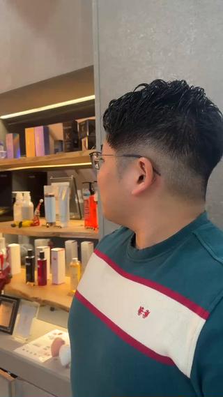 ショート カラー パーマ メンズ 朝楽メンズパーマ 🥇メンズカット吉田のヘアスタイル