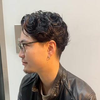 ショート カラー パーマ メンズ 朝楽メンズパーマ 🥇メンズカット吉田のヘアスタイル