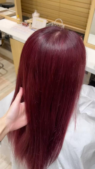 Wカラー(ブリーチ) レッドブラウン