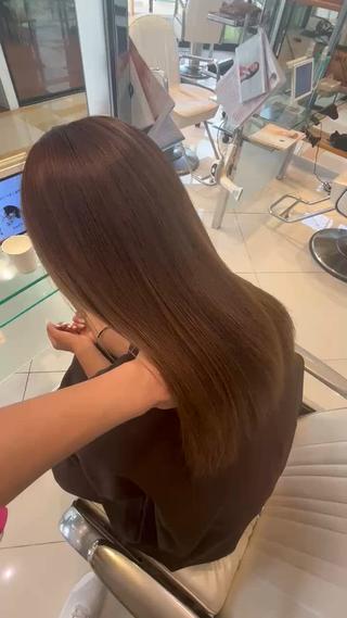 ロング 高橋 佳那のヘアスタイル